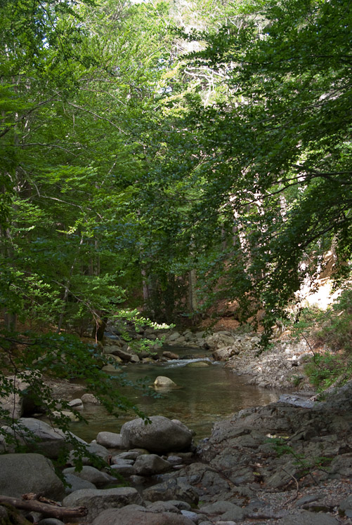 Troisième jour : le long des cascades de l'Agnone.