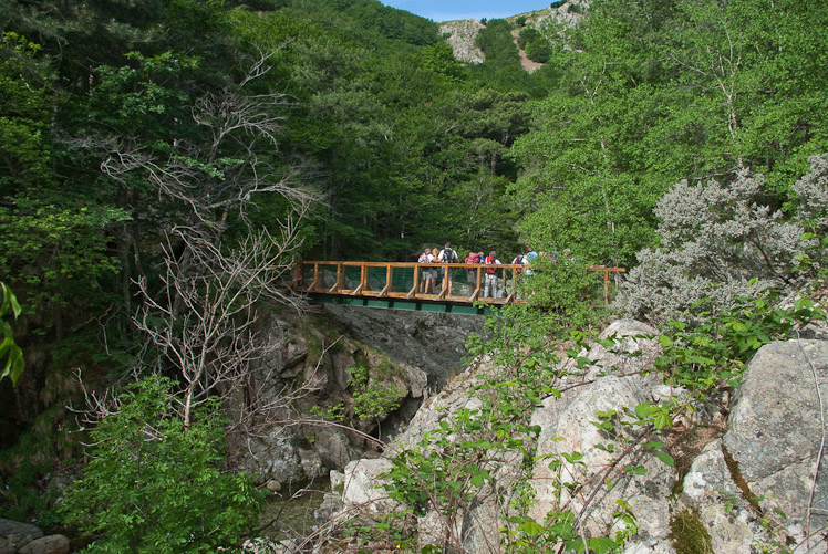 Troisième jour : le long des cascades de l'Agnone.