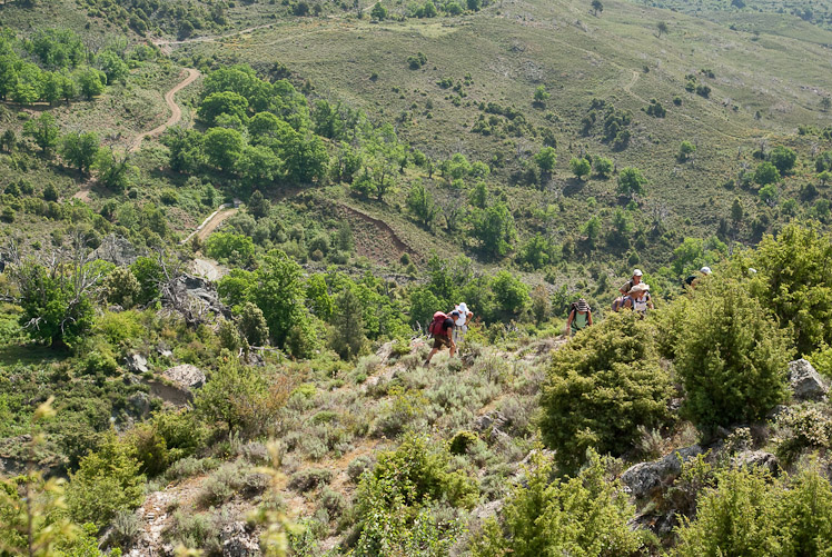 Quatrième jour : le long du torrent de Caldano.