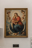 Chapelle Notre-Dame-de-Pitié <br> Le tableau de l'immaculée Conception fait partie d’une paire disjointe. Copie d'une peinture du Sassoferrato (1609-1685) de la Pinacothèque du Vatican, il a été exécuté en 1898 par 
