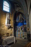 L’église Saint-Nicolas. <br> Emplacement des fonts baptismaux primitifs ?
