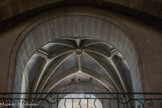 L’église Saint-Nicolas. <br> Liernes : nervures qui partent du centre (clef de voûte) et qui arrivent en un point où sont rattachés deux tiercerons.