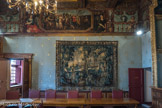 Château des Cauvet <br> Tapisserie d'Aubusson, mais qui n'est pas du château.