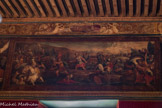 Château des Cauvet <br> la Bataille du Pont Milvius, inspirée de la composition de Giulio Romano au Vatican.
