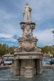 Bourg-Saint-Andéol. <br> Statue Notre-Dame de la Vierne. La statue en marbre de Carrare représente le personnage légendaire de Dame Vierne de Balazuc, bienfaitrice de la ville pour lui avoir donné les bois communaux du Laoul.