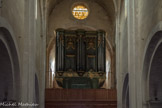 Eglise Saint Andéol. <br> Dimanche 7 décembre 2008, de nombreux Bourguésans ont pu entendre, avec joie, l’orgue de Bourg-Saint-Andéol, lors de sa bénédiction par l’Evêque du diocèse de Viviers. A la contre-abside était superposée une tribune qui se prolongeait dans la première travée de la nef (une restauration récente l'a restituée dans sa dimension d'origine).