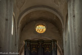 Eglise Saint Andéol. <br> La nef est couverte d´un berceau plein cintre renforcé de doubleaux qui retombent sur de minces pilastres dont l'imposte est simplement chanfreinée.