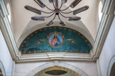 Richerenches. <br> Eglise Saint Denis. Fresque à l'effigie du Christ