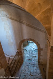Le château de Cormatin. <br> Bas de l'escalier.