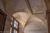 Le château de Cormatin. <br> Le haut de l'escalier.