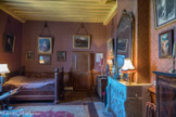 Le château de Cormatin. <br> Les salles 1900. Chambre de Lamartine.
