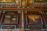 Le château de Cormatin. <br> La salle des miroirs.