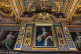Le château de Cormatin. <br> Le cabinet de Sainte Cécile. La profusion décorative fait naître, « aux lueurs glissantes de l’or, un de ces « enchantements », chers aux Précieux, devant lesquels la raison doit s’avouer vaincue » (A. Mérot).