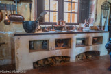 Le château de Cormatin. <br> La cuisine. Le potager avec ses foyers ouverts pour mijoter.