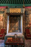 Le château de Cormatin. <br> La chambre du marquis.
