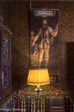 Le château de Cormatin. <br> - Salle à manger gothique (1900).