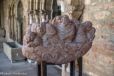 Saint-Philibert de Tournus. Le Cloître Saint-Ardain.<br>