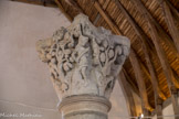 Cluny. <br> Les quatre Fleuves du Paradis. Sur le chapiteau, les quatre arbres et les quatre fleuves du Paradis.