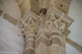 Cluny. <br> Le grand transept de la Maior Ecclesia. Chapiteau à animaux.