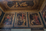 Salle Saint-Hugues. Les neuf Miracles du Christ sont dans un cadre en trompe-l’œil sous lequel un texte en vers explique le sens de la scène. Ces œuvres, au caractère monumental très prononcé, annonce le style large et lourd souvent employée par le peintre Isaac Moillon au cours de sa carrière. L’aspect démonstratif de ces guérisons et résurrections avait sans doute pour vocation de redonner espoir aux malades.