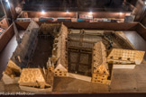 Salle Saint-Nicolas. une étonnante maquette en paille, réalisée au XVIIIème siècle par un malade.
