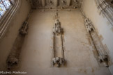 Chapelle Saint Flocel dite de Bouton. Imposante ouverture en arc plein centre très sculpté Plafond à caissons, introduction du nouveau goût italien.