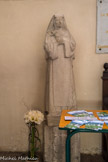 Chapelle Saint Flocel dite de Bouton. Statue : Sainte Marie Hermine de Jésus née à Beaune, martyrisée en Chine en 1900