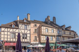 De belles façades à colombage ont été dégagées sur la place St-Vincent