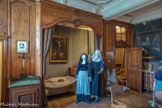 Chambre de la mère supérieure. L'habit est resté le même du XVe siècle à 1914.