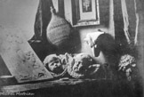 Daguerre était  de 22 ans son cadet. Si c’était un peintre de talent, c'était surtout un homme d'affaires avisé. Il présentait à Paris des dioramas: panoramas où scènes célèbres (Intérieur de la cathédrale de Canterburry, panorama des alpes) recréés en trois dimensions grâce à des peintures sur supports translucides et des effets d'éclairage compliqués. En 1829 ils s'associèrent. Daguerre perfectionna l'invention de Niepce et continua ses travaux même après la mort de Niepce. La gloire lui revint et en 1837, pour obtenir une photo (qu'il appelait en toute modestie un daguerréotype) il ne fallait que quelques minutes de pause. Le 7 janvier 1839, le savant Arago fit la présentation des travaux de Daguerre à l'académie des sciences
Le daguerréotype était obtenu sur une plaque de cuivre recouverte d'une couche d'argent polie. On la sensibilisait en l'exposant à des vapeurs d'iode. On l'exposait à la lumière pendant 15 à 30 minutes. La plaque, sans aucune image visible, était placée au-dessus d'une boite contenant du mercure. Les vapeurs de mercure réagissaient avec l'argent insolé et il apparaissait l'image positive. L'argent non touché par la lumière était éliminé par de l'eau salée chaude (puis par de 1'hyposulfite de sodium) ce qui faisait réapparaitre le cuivre qui semblait noir quand on regardait la photo sous un certain angle.
Le daguerréotype était d'une grande finesse dans les détails, d'une luminosité remarquable, possédait une grande gamme de gris. Ses inconvénients étaient que sur l'image la gauche et la droite étaient interverties, on ne pouvait pas tirer des copies de l'original et il fallait le regarder sous un certain angle
