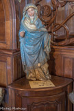 Sainte Marthe, pierre polychrome, XVe siècle.