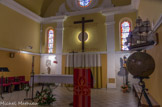 Saint-Mandrier. <br> Mandrier et Flavien, soldats de la garde saxonne du roi arien Alaric II, furent convertis au christianisme par Saint Cyprien.
Renonçant au métier des armes, ils se retirèrent sur l'île de Sépet et consacrèrent leur vie à Dieu.
Venant en aide aux plus pauvres ou secourant les naufragés, leur bonté n'avait d'égal que leur foi.
Persécutés par les hérétiques, ils auraient subi le martyre en l'an 566 sur cette même île de Sépet qui deviendra plus tard la presqu'île de Saint Mandrier.
Les reliques de Saint Mandrier, Saint Patron de l'église, sont conservées à la cathédrale de Toulon dans la chapelle de Saint Cyprien.