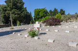 Saint-Mandrier. <br> Cimetière Franco-Italien. Partie française où reposent des soldats et marins tués au cours ou des suites de la première guerre mondiale, notamment sur le front d’Orient.