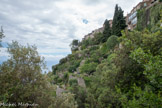 Sur le chemin de Nietzsche. Le Château de la Chèvre d'Or, du nom de cet animal fabuleux qui égarait les imprudents à la recherche de ses trésors.