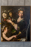BERNAROO STROZZI (GENOVA. 1581 - VENEZiA. 1644)
SANTA CECILIA CON LE TESTE DI VALERIANO E TIBURZIO