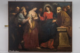 ORAZIO DE FERRARI (VOLTRI 1606-1657) CRISTO E L'ADULTERA