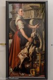 PIETER AERTSEN
(AMSTERDAM 1508-1575)	'
CUOCA
SIGLATO e DADATO 1559