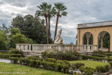 Villa del Principe. Palais d'Andrea Doria.<br> Giovanni Angelo Montorsoli , appelé par Andrea Doria vers 1540, réalisa le groupe sculptural de Tritone ou Satiro, qui chevauche un dauphin ,  caractérisé par la dynamique 