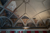 Villa del Principe. Palais d'Andrea Doria.<br> La salle de Psyché. Selon le mythe, la belle Psyché était aimée par Eros, mais quand la jeune fille alluma une lampe à huile pour éclairer l’obscurité de la nuit et regarder le visage de son amant, une goutte d’huile tomba sur l’épaule du Dieu qui se réveilla et l’abandonna.