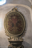 Château de Rocca Grimalda. <br> Les armes des Grimaldi.