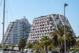 La Grande-Motte. <br> Sur le toit, l'amer de la Grande Pyramide.