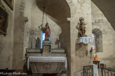 <strong>Saint-Laurent-des-Arbres</strong> <br> L'église fortifiée. Absidiole de gauche.