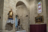 <strong>Saint-Laurent-des-Arbres</strong> <br> L'église fortifiée. Absidiole de droite.
