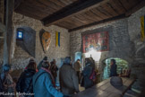 <strong>Saint-Laurent-des-Arbres</strong> <br> Le donjon féodal. A l'étage, une pièce à vivre.