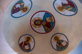 <center>St Hermogène</center>La coupole. Le Christe entouré par les quatre évangélistes.