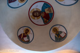 <center>St Hermogène</center>La coupole. Saint Marc et Saint Mathieu.