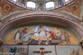 Saint Irénée. <br> Les fresques relatant la vie du Christ : la Résurrection. Le Christ descend aux enfers pour sauver Adam et Eve.