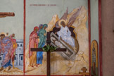 Saint Irénée. <br> Les fresques relatant la vie du Christ : les femmes myrrhophores au Sépulcre.