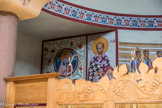 Saint Irénée. <br> Le Choeur de l'Eglise. Saint Grégoire et Saint Jean Chrysostome.