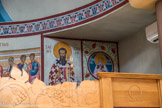 Saint Irénée. <br> Le Choeur de l'Eglise. Saint Athanase et Saint Basile.